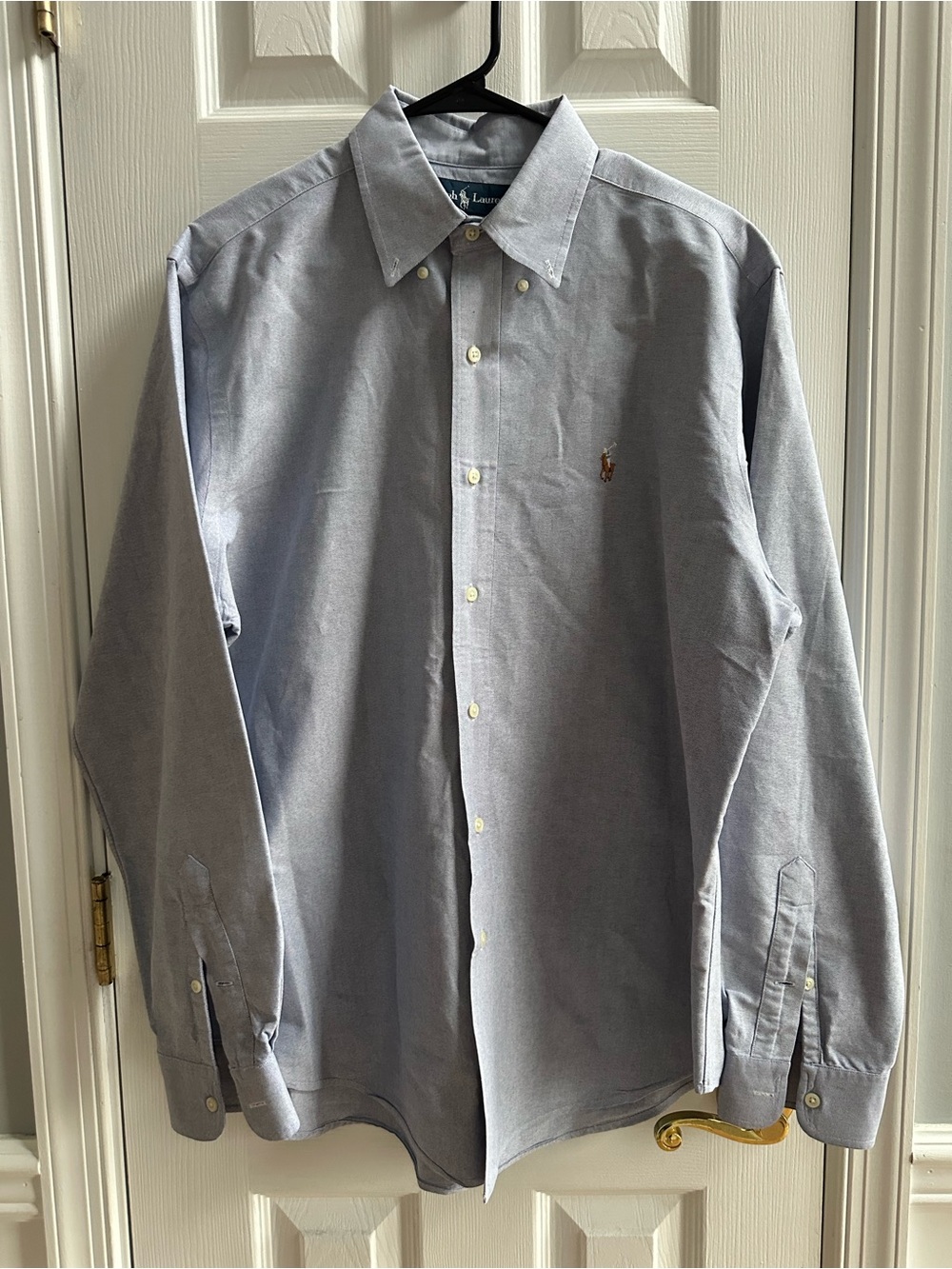 Polo Ralph Lauren Classic Fit Oxford Shirt L Long Sleeve Button Down Pony Logo